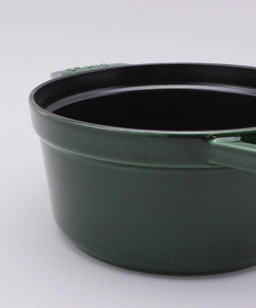 ピコ・ココット ラウンド 20cm バジルグリーン ＜staub ストウブ＞（鍋