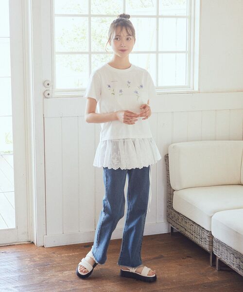 エトロ　ラップスカート　刺繍・ツィード SLY | LACE UP ATHLEISURE スカート (スカート(ロング) ) |SHEL