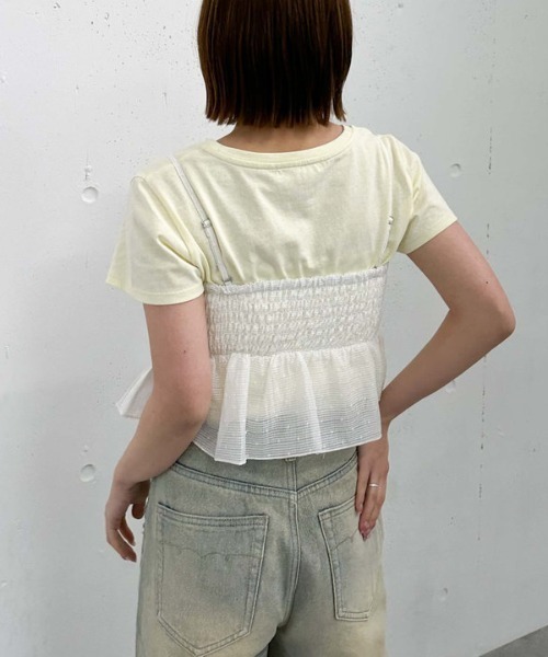 archives（アルシーヴ）の「シアーチェックドットビスチェ（その他トップス・レディース・ブルー/オフホワイト/ブラック・MEDIUM）」の21枚目の写真