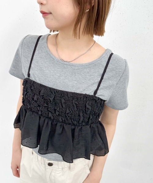 archives（アルシーヴ）の「シアーチェックドットビスチェ（その他トップス・レディース・ブルー/オフホワイト/ブラック・MEDIUM）」の11枚目の写真