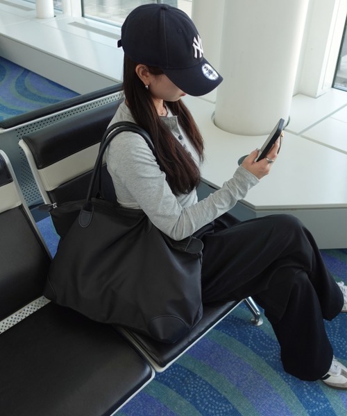 ナイロンラージボストン トラベルバッグ（ボストンバッグ）｜unnu