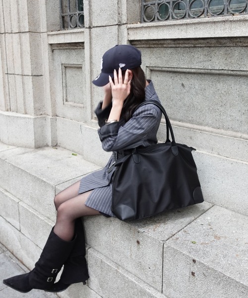 ナイロンラージボストン トラベルバッグ（ボストンバッグ）｜unnu