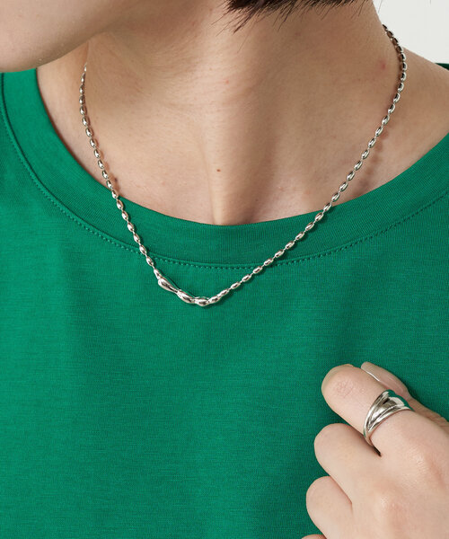 Jena espace merveilleux（ジェナ　エスパスメルヴェイユ）の「ランダムショートネックレス（リング・レディース・シルバー/ゴールド・FREE）」の3枚目の写真