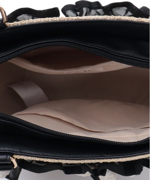 axes femme（アクシーズファム）の「レースフリルかごトート（トートバッグ・レディース・ブラック/ピンク/キナリ・FREE）」の18枚目の写真