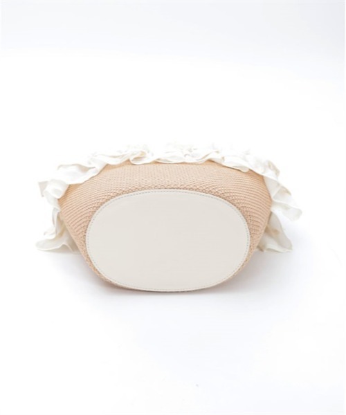 axes femme（アクシーズファム）の「レースフリルかごトート（トートバッグ・レディース・ブラック/ピンク/キナリ・FREE）」の10枚目の写真