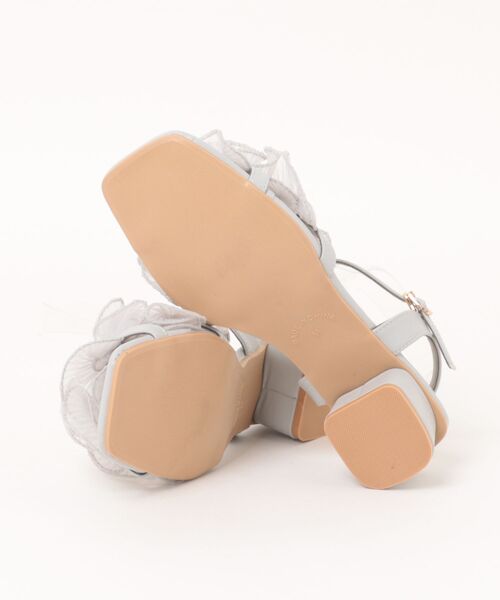 apres jour(アプレジュール)の「シアーフリルサンダル(サンダル・レディース・ブラック/オフホワイト/グレー・X-LARGE/LARGE/MEDIUM/SMALL)」の13枚目の写真