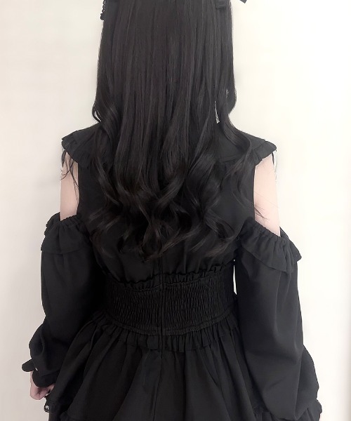 ililil(イルイルイル)の「『ililil/イルイルイル』【地雷ちゃん推しに会う日の最終兵器】ワンピース(ワンピース・レディース・サックスブルー系/ピンク/ブラック・FREE)」の8枚目の写真
