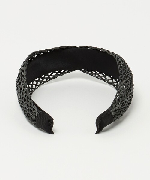 green label relaxing（グリーンレーベルリラクシング）の「クロス メッシュ シート カチューシャ（カチューシャ・レディース・ブラック/ナチュラル・FREE）」の17枚目の写真