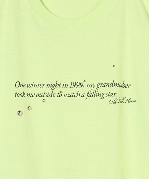 OLD FOLK HOUSE＞ スタッズ Tシャツ（Tシャツ/カットソー）｜OLD