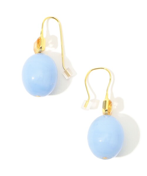 【Lizzie Fortunato】クラウドブレイクピアス ブルー ゴールド Cloud Break Earrings