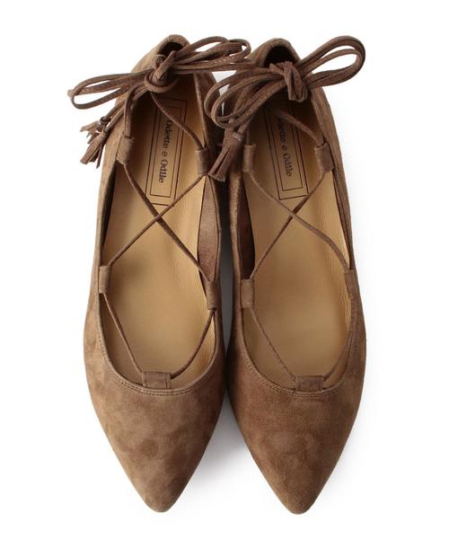 ODETTE E ODILE(オデットエオディール)の「OHL レースアップ CT15 フラットシューズ(その他シューズ・レディース・ブラック/ネイビー/オリーブ・22.5cm/23.5cm/22cm/23cm/24cm/24.5cm)」の3枚目の写真