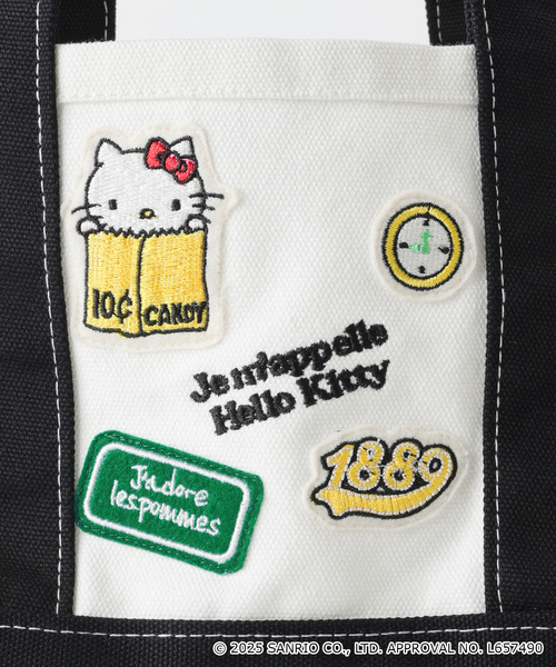 SLOBE IENA(スローブイエナ)の「《WEB限定/追加2》Hello Kitty ワッペンランチトートバック(クラッチバッグ・レディース・レッド/カーキ・FREE)」の12枚目の写真