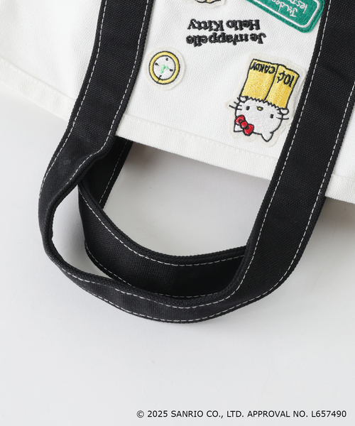 SLOBE IENA(スローブイエナ)の「《WEB限定/追加2》Hello Kitty ワッペンランチトートバック(クラッチバッグ・レディース・レッド/カーキ・FREE)」の15枚目の写真