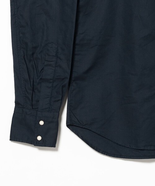 BRILLA per il gusto（ブリッラペルイルグースト）の「【別注】GUY ROVER / ピンポイントオックスフォード ネイビー ウエスタンシャツ（シャツ/ブラウス・メンズ・ネイビー・X-LARGE/LARGE/SMALL/X-SMALL）」の4枚目の写真