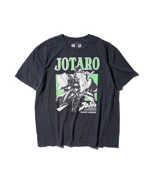 ジョジョの奇妙な冒険(ジョジョノキミョウナボウケン)の「THRIFTY LOOK / THRIFTY ANIME TEE "JOJO'S BIZARRE ADVENTURE" ジョジョの奇妙な冒険 空条承太郎 空条徐倫 アニメTシャツ ユーズド加工(Tシャツ/カットソー・メンズ・ブラック/ブラック系その他/ブラック系3/ブラック系2/その他1・LARGE/X-LARGE/XX-LARGE/MEDIUM)」の6枚目の写真