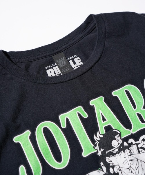 ジョジョの奇妙な冒険(ジョジョノキミョウナボウケン)の「THRIFTY LOOK / THRIFTY ANIME TEE "JOJO'S BIZARRE ADVENTURE" ジョジョの奇妙な冒険 空条承太郎 空条徐倫 アニメTシャツ ユーズド加工(Tシャツ/カットソー・メンズ・ブラック/ブラック系その他/ブラック系3/ブラック系2/その他1・LARGE/X-LARGE/XX-LARGE/MEDIUM)」の7枚目の写真