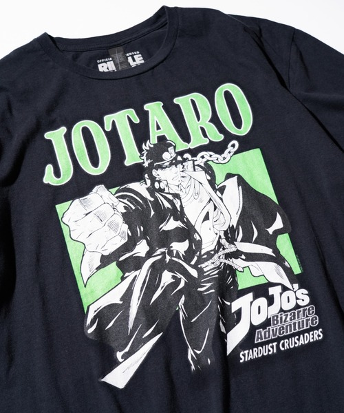 ジョジョの奇妙な冒険(ジョジョノキミョウナボウケン)の「THRIFTY LOOK / THRIFTY ANIME TEE "JOJO'S BIZARRE ADVENTURE" ジョジョの奇妙な冒険 空条承太郎 空条徐倫 アニメTシャツ ユーズド加工(Tシャツ/カットソー・メンズ・ブラック/ブラック系その他/ブラック系3/ブラック系2/その他1・LARGE/X-LARGE/XX-LARGE/MEDIUM)」の8枚目の写真