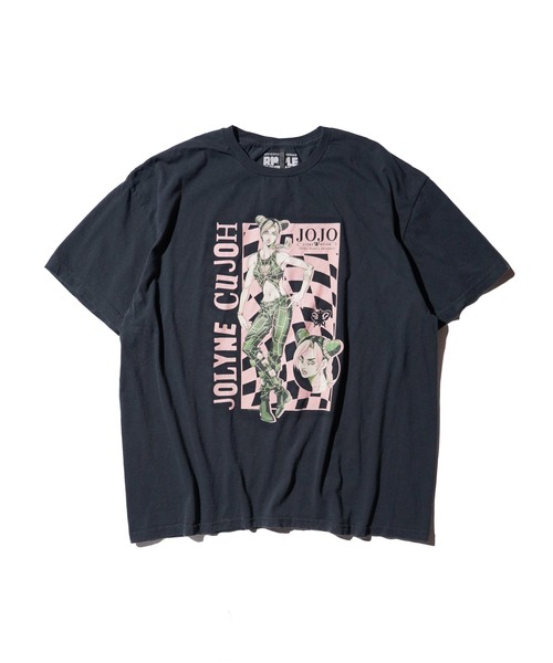 ジョジョの奇妙な冒険(ジョジョノキミョウナボウケン)の「THRIFTY LOOK / THRIFTY ANIME TEE "JOJO'S BIZARRE ADVENTURE" ジョジョの奇妙な冒険 空条承太郎 空条徐倫 アニメTシャツ ユーズド加工(Tシャツ/カットソー・メンズ・ブラック/ブラック系その他/ブラック系3/ブラック系2/その他1・LARGE/X-LARGE/XX-LARGE/MEDIUM)」の13枚目の写真