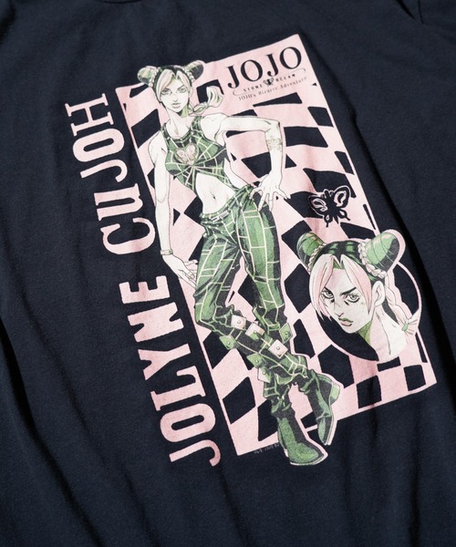 ジョジョの奇妙な冒険(ジョジョノキミョウナボウケン)の「THRIFTY LOOK / THRIFTY ANIME TEE "JOJO'S BIZARRE ADVENTURE" ジョジョの奇妙な冒険 空条承太郎 空条徐倫 アニメTシャツ ユーズド加工(Tシャツ/カットソー・メンズ・ブラック/ブラック系その他/ブラック系3/ブラック系2/その他1・LARGE/X-LARGE/XX-LARGE/MEDIUM)」の15枚目の写真