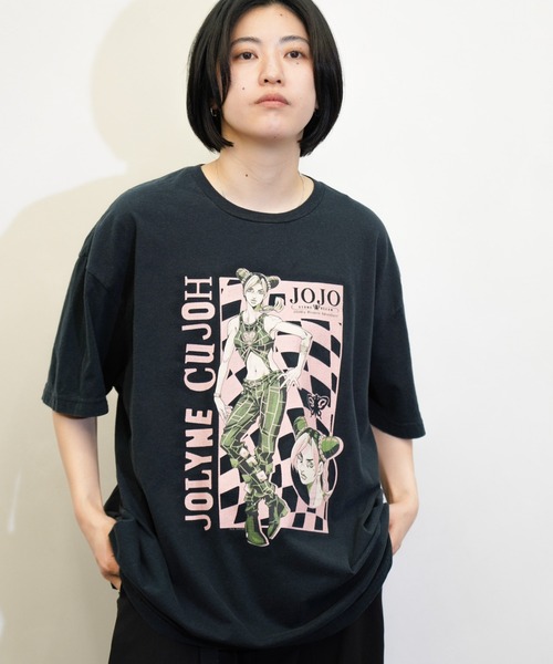 ジョジョの奇妙な冒険(ジョジョノキミョウナボウケン)の「THRIFTY LOOK / THRIFTY ANIME TEE "JOJO'S BIZARRE ADVENTURE" ジョジョの奇妙な冒険 空条承太郎 空条徐倫 アニメTシャツ ユーズド加工(Tシャツ/カットソー・メンズ・ブラック/ブラック系その他/ブラック系3/ブラック系2/その他1・LARGE/X-LARGE/XX-LARGE/MEDIUM)」の21枚目の写真