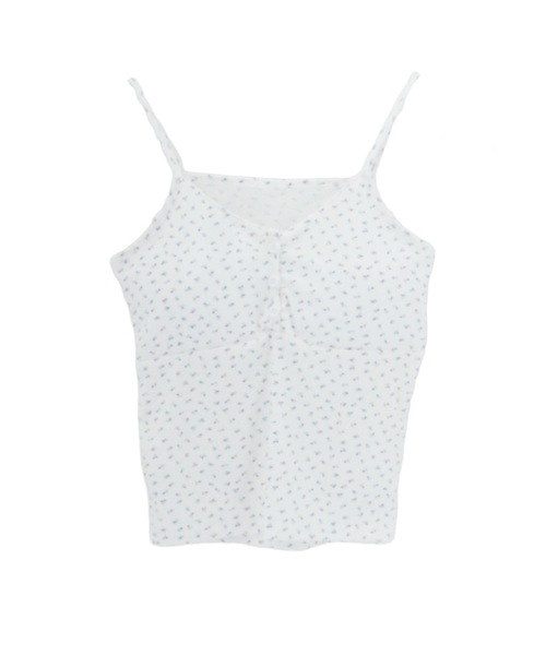 ALLuRing ChaRm(アリュリングチャーム)の「Floral Camisole / 花柄キャミソール 小花柄 カップ付(キャミソール・レディース・アイボリー/ブラック/ホワイト・FREE)」の19枚目の写真