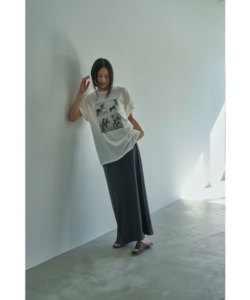 marjour（マージュール）の「CAT TEE（Tシャツ/カットソー・レディース・オフホワイト・M）」の3枚目の写真