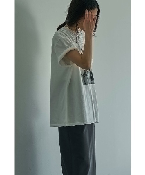 marjour（マージュール）の「CAT TEE（Tシャツ/カットソー・レディース・オフホワイト・M）」の9枚目の写真