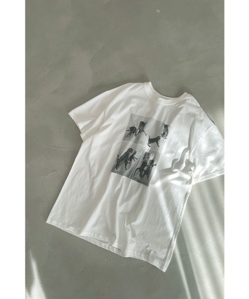 marjour（マージュール）の「CAT TEE（Tシャツ/カットソー・レディース・オフホワイト・M）」の10枚目の写真