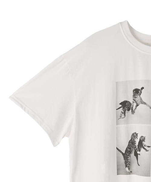 marjour（マージュール）の「CAT TEE（Tシャツ/カットソー・レディース・オフホワイト・M）」の14枚目の写真