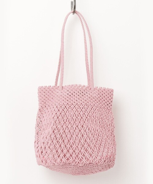 fredy emue（フレディエミュ）の「【The Bagmati】コットンコードカラーラウンドバッグ（かごバッグ・レディース・ブラウン/ピンク・FREE）」の11枚目の写真