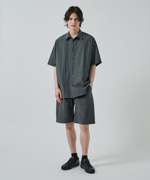 N.HOOLYWOOD（N.ハリウッド）の「【N.HOOLYWOOD】別注 S/S BIG SHIRTS（シャツ/ブラウス・メンズ・ダークグレー/ブラック・36/38）」の12枚目の写真