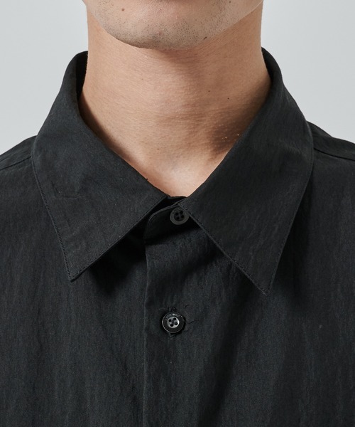 N.HOOLYWOOD（N.ハリウッド）の「【N.HOOLYWOOD】別注 S/S BIG SHIRTS（シャツ/ブラウス・メンズ・ダークグレー/ブラック・36/38）」の3枚目の写真