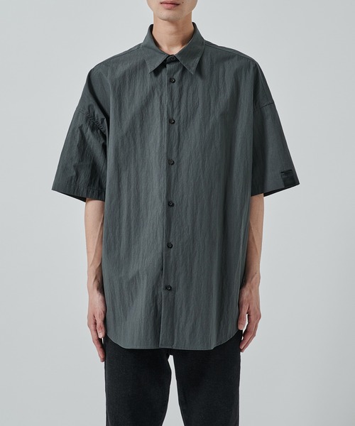 N.HOOLYWOOD（N.ハリウッド）の「【N.HOOLYWOOD】別注 S/S BIG SHIRTS（シャツ/ブラウス・メンズ・ダークグレー/ブラック・36/38）」の5枚目の写真