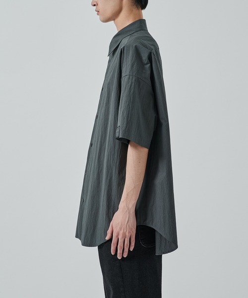 N.HOOLYWOOD（N.ハリウッド）の「【N.HOOLYWOOD】別注 S/S BIG SHIRTS（シャツ/ブラウス・メンズ・ダークグレー/ブラック・36/38）」の6枚目の写真