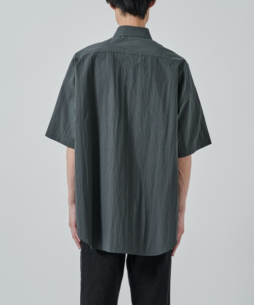 N.HOOLYWOOD（N.ハリウッド）の「【N.HOOLYWOOD】別注 S/S BIG SHIRTS（シャツ/ブラウス・メンズ・ダークグレー/ブラック・36/38）」の7枚目の写真