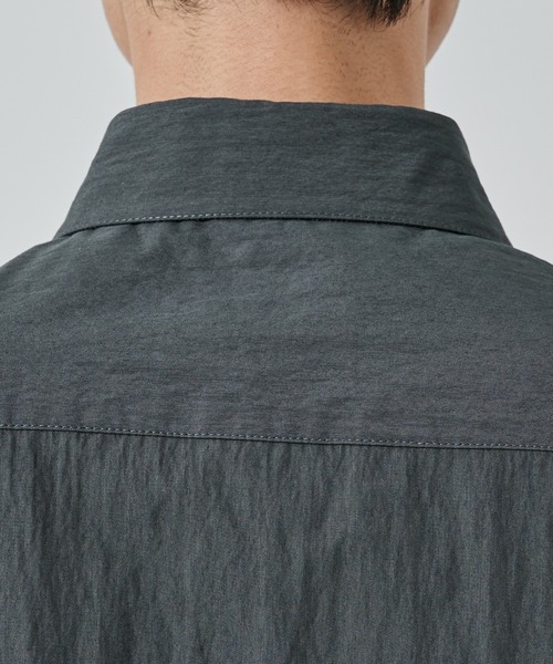 N.HOOLYWOOD（N.ハリウッド）の「【N.HOOLYWOOD】別注 S/S BIG SHIRTS（シャツ/ブラウス・メンズ・ダークグレー/ブラック・36/38）」の10枚目の写真