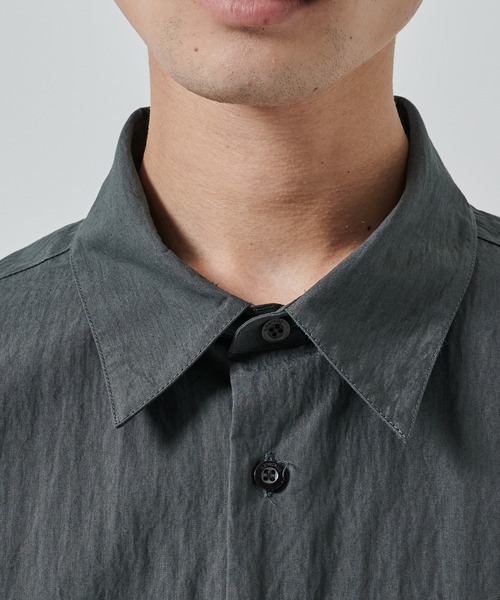 N.HOOLYWOOD（N.ハリウッド）の「【N.HOOLYWOOD】別注 S/S BIG SHIRTS（シャツ/ブラウス・メンズ・ダークグレー/ブラック・36/38）」の22枚目の写真