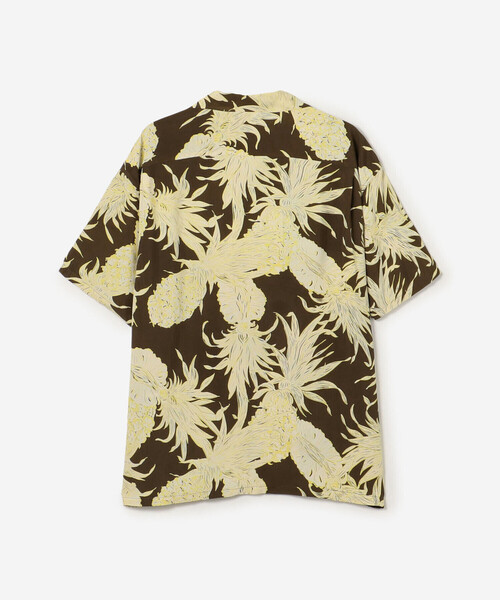 SUN SURF（サンサーフ）の「SUN SURF | 半袖ハワイアンシャツ “ISLAND PINEAPPLE” MEN（シャツ/ブラウス・メンズ・ブラウン・L/XXL/XL）」の2枚目の写真