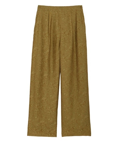 セール】MEDI LILY JACQUARD STRAIGHT PANTS（その他パンツ