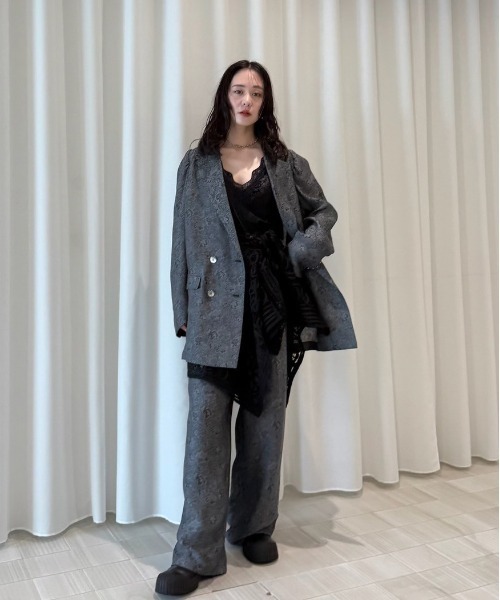 Ameri MEDI LACE EMBROIDERY ジャケット パンツ セット MEDI LACE EMBROIDERY SHORT PANTS