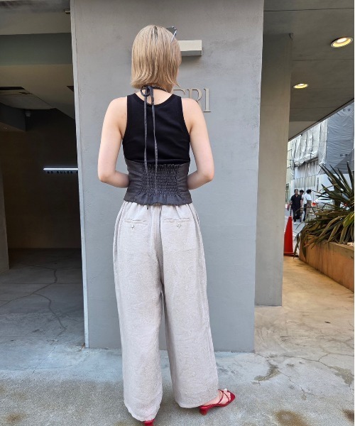 Ameri MEDI STRAIGHT COLOR PANTS 【Ｓ】 セール】MEDI STRAIGHT COLOR PANTS（その他パンツ）｜Ameri