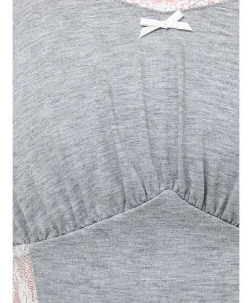 EVRIS(エヴリス)の「レースドッキングクロップドトップス(Tシャツ/カットソー・レディース・グレー/ブラック/その他1・FREE)」の19枚目の写真