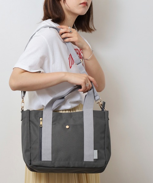 Jouet(ジョエット)の「JOUET 10ポケ2WAYスクエアトートバッグ(トートバッグ・レディース・ブラック/ダークグレー/アイボリー・FREE)」の22枚目の写真