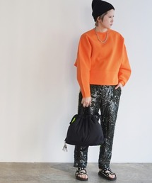 Magine（マージン）の「cheek チーク puff kinchaku 2WAY tote パフ巾着2WAYショルダーバッグ（ショルダーバッグ）」