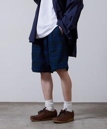 superNova.（スーパーノヴァ）の「superNova./スーパーノヴァ Big Short-Flannel Check ショーツ（その他パンツ）」