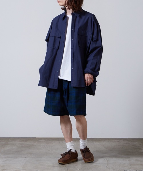 superNova.（スーパーノヴァ）の「superNova./スーパーノヴァ Big Short-Flannel Check ショーツ 夏服（その他パンツ・メンズ・ブルー・M）」の5枚目の写真