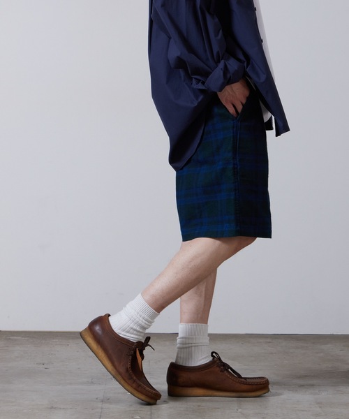 superNova.（スーパーノヴァ）の「superNova./スーパーノヴァ Big Short-Flannel Check ショーツ 夏服（その他パンツ・メンズ・ブルー・M）」の3枚目の写真