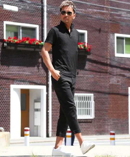 LUXSTYLE(ラグスタイル)の「ストレッチチノクロップドパンツ(チノパンツ・メンズ・ブラック/グレー/ホワイト/ネイビー・M/L/S/XXL/XL)」の8枚目の写真