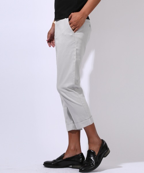 LUXSTYLE(ラグスタイル)の「ストレッチチノクロップドパンツ(チノパンツ・メンズ・ブラック/グレー/ホワイト/ネイビー・M/L/S/XXL/XL)」の10枚目の写真