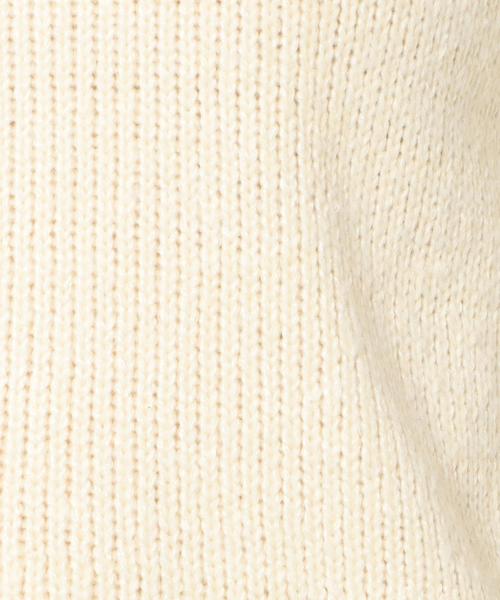 Another Edition（アナザーエディション）の「裾フリンジタートルプルオーバー/AEBC スソFRNG タートル PO◆（ニット/セーター・レディース・オフホワイト/ネイビー/ベージュ・フリー）」の8枚目の写真